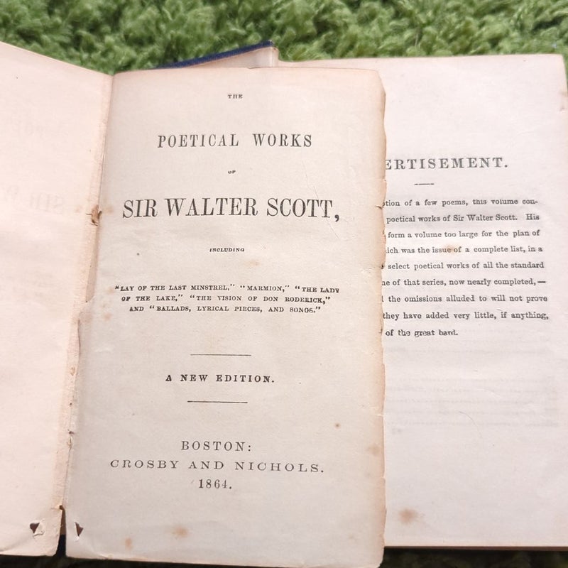 The Poetical Works of Sir Walter Scott