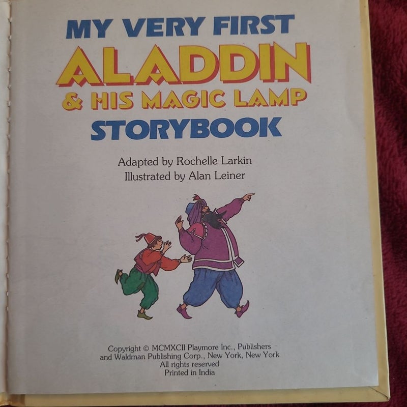 My very first book aladdin and his magic lamp