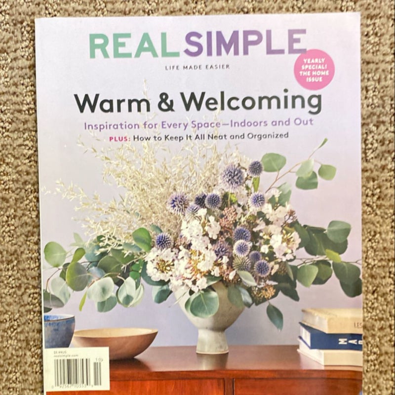 Real Simple Magazine - Warm & Welcome 