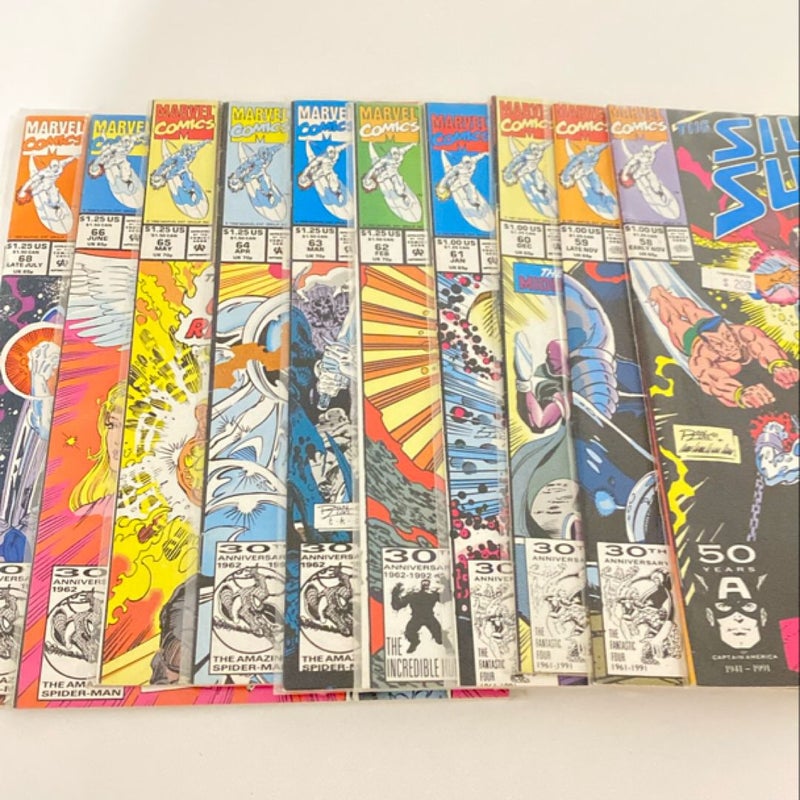 Silver surfer 1991-1992 lot 