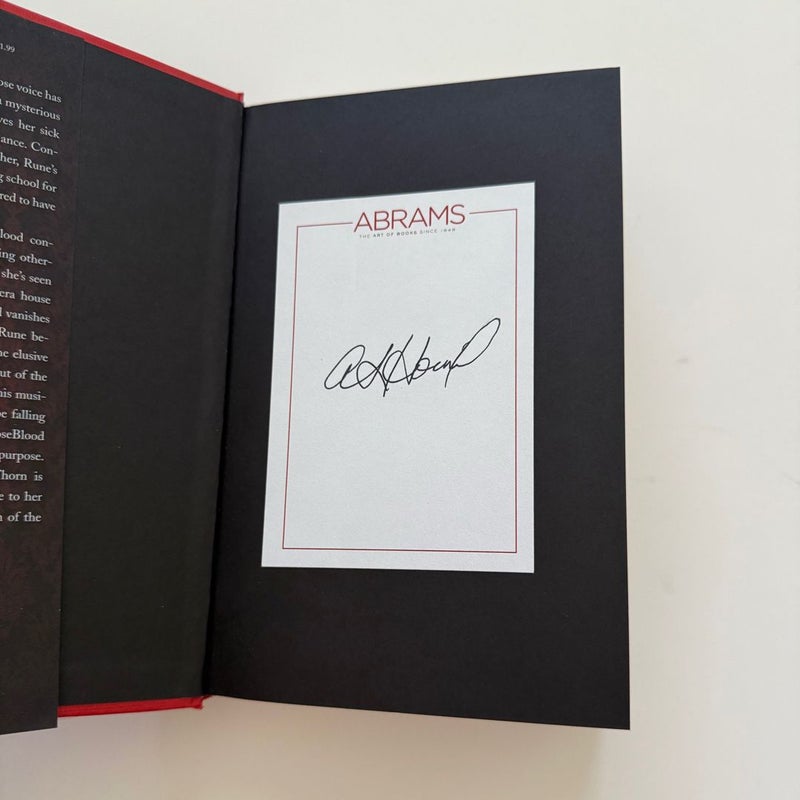 RoseBlood *signed bookplate*