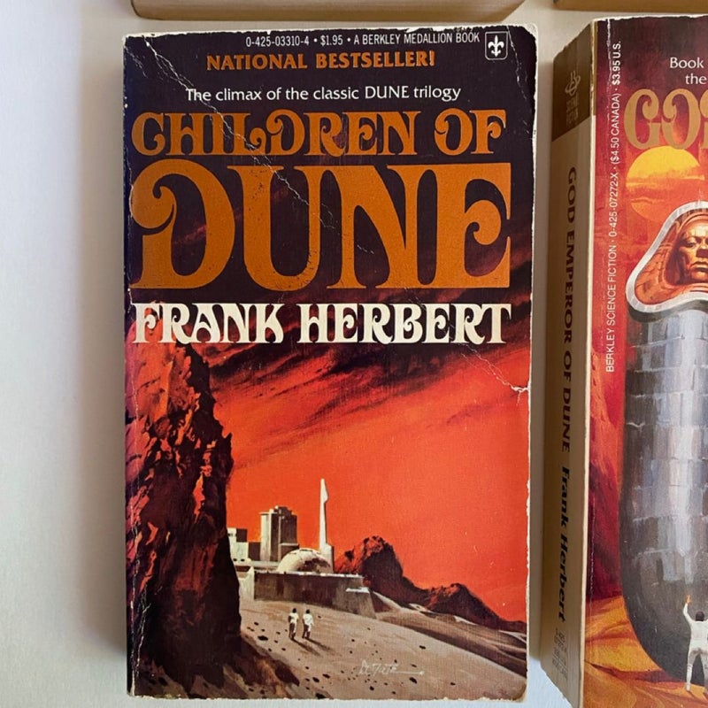 Dune; Dune Messiah; Children of Dune; God Emperor of Dune