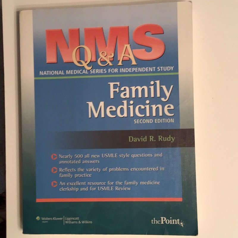 NMS Q&A Family Medicine by David R. Rudy, Paperback | Pangobooks
