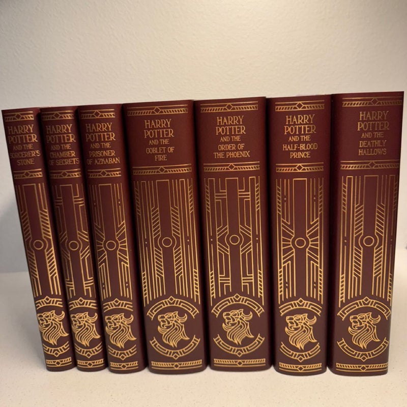 Complete Harry Potter Hardcover Series-Gryffindor