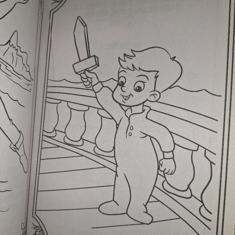 Fairy Tales 3 in 1 Coloring Book 