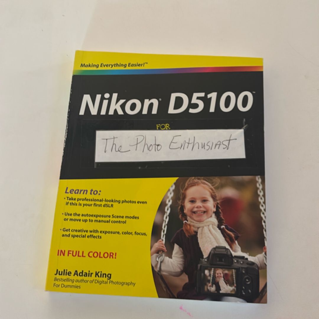 Nikon D5100 for Dummies