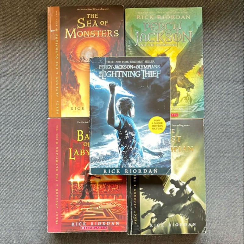 Percy Jackson and the Olympians, Books 1-5