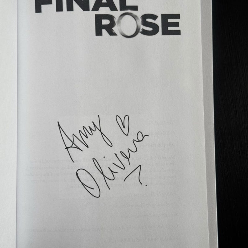 Probably Smut The Final Rose*SIGNED*