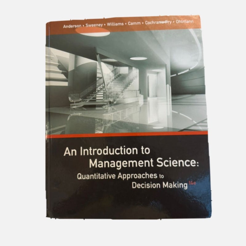 An Introduction to Management Science