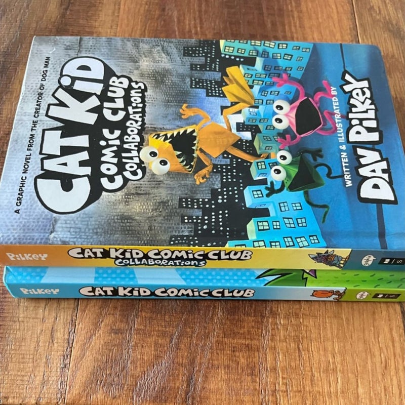  Cat Kid Comic Club 2 books 