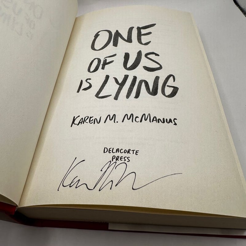 One of Us Is Lying (SIGNED 1st edition)