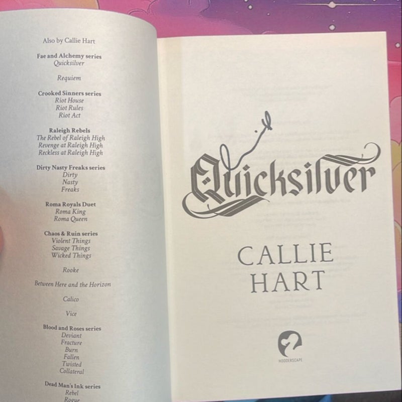 Quicksilver Waterstones Signed exclusive