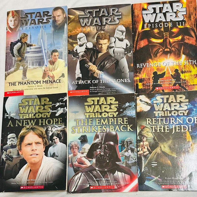 Complete 6 Book Set-Star Wars