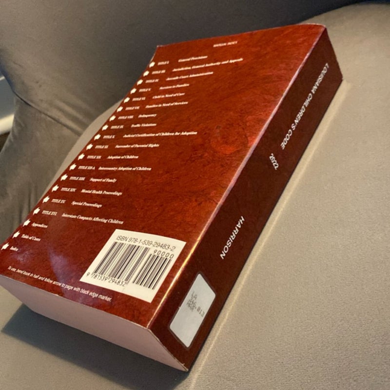 Louisiana Children’s Code Handbook 2022