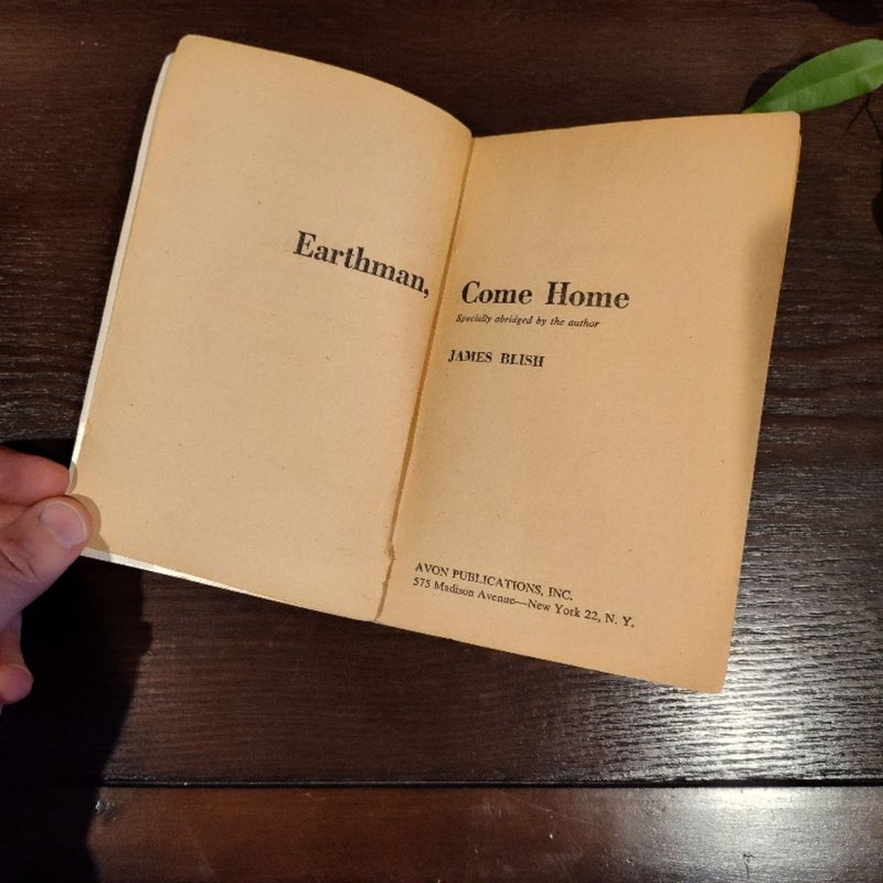 Earthman, Come Home