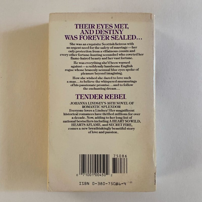 Tender Rebel - 1st Printing