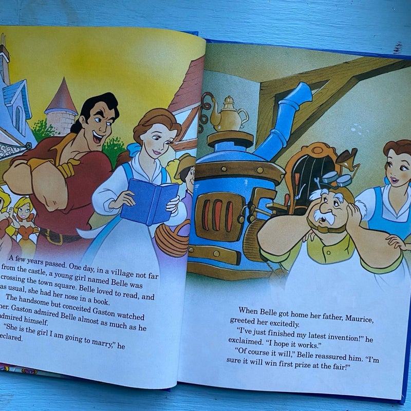 Y2K Vintage Disney Beauty and the Beast Picture Book