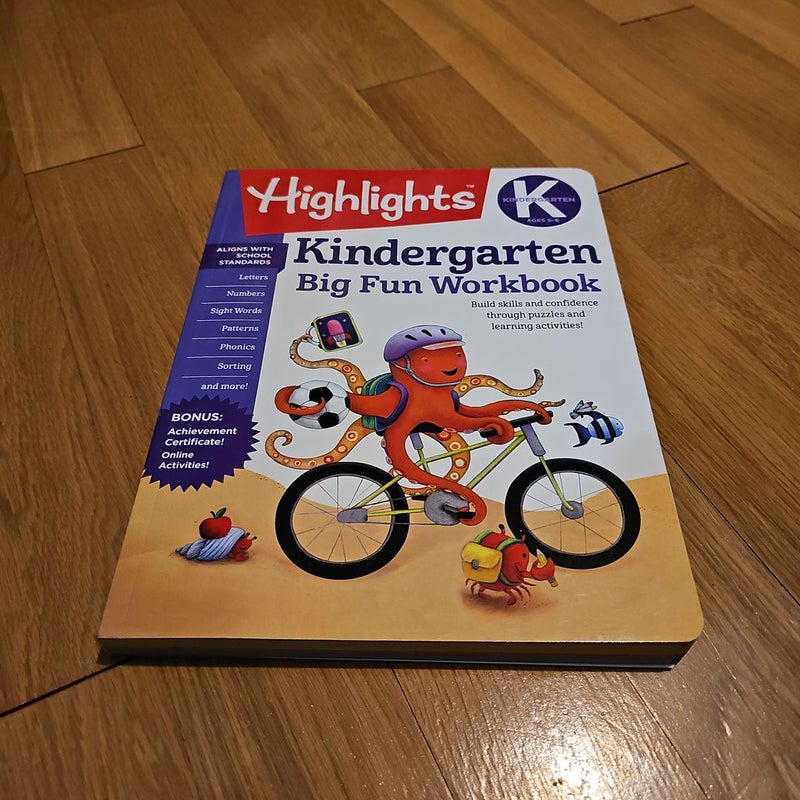 Kindergarten Big Fun Workbook by Highlights Learning, Paperback