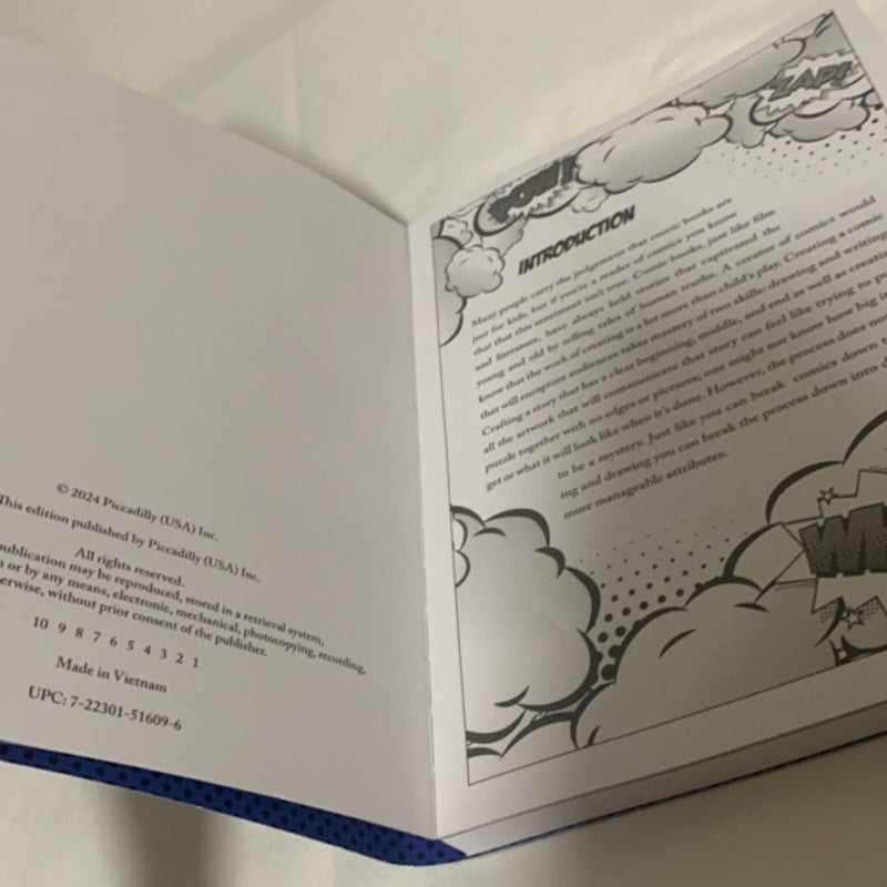 Comic Sketch Book, Includes Lessons, Tips and Instructions, for a Comic Book Art