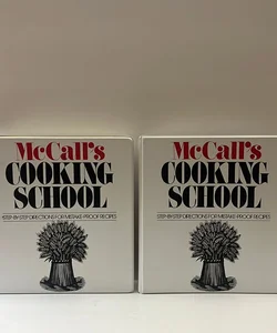 Mc Call’s Cooking School( 1986) : Step-By-Step Directions for Mistake-Proof Recipes (Volumes 1&2) 