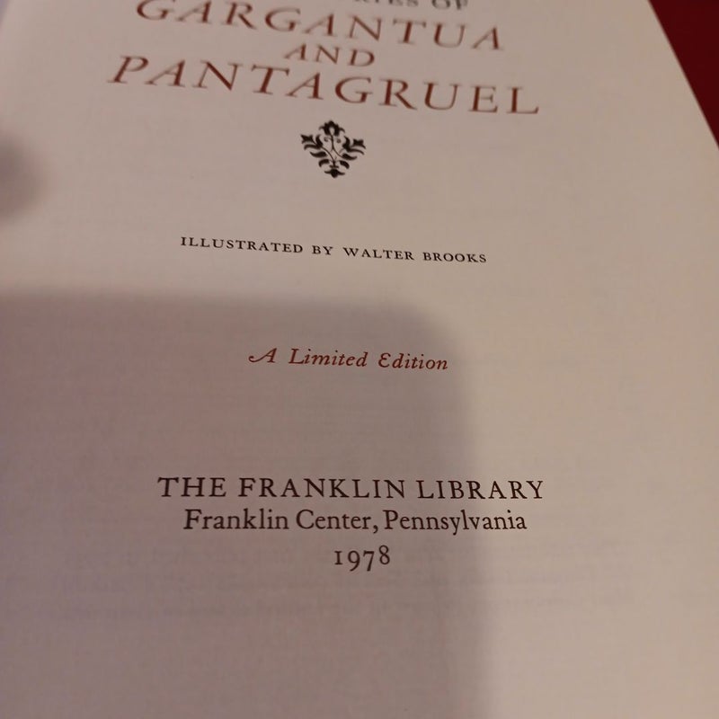 The Histories of Gargantua and Pantragruel-The Franklin Library