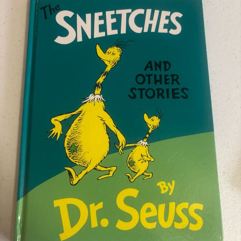 2 Dr Seuss Books Sneetches and Other Stories and Thinwick the Big Hearted Moose 