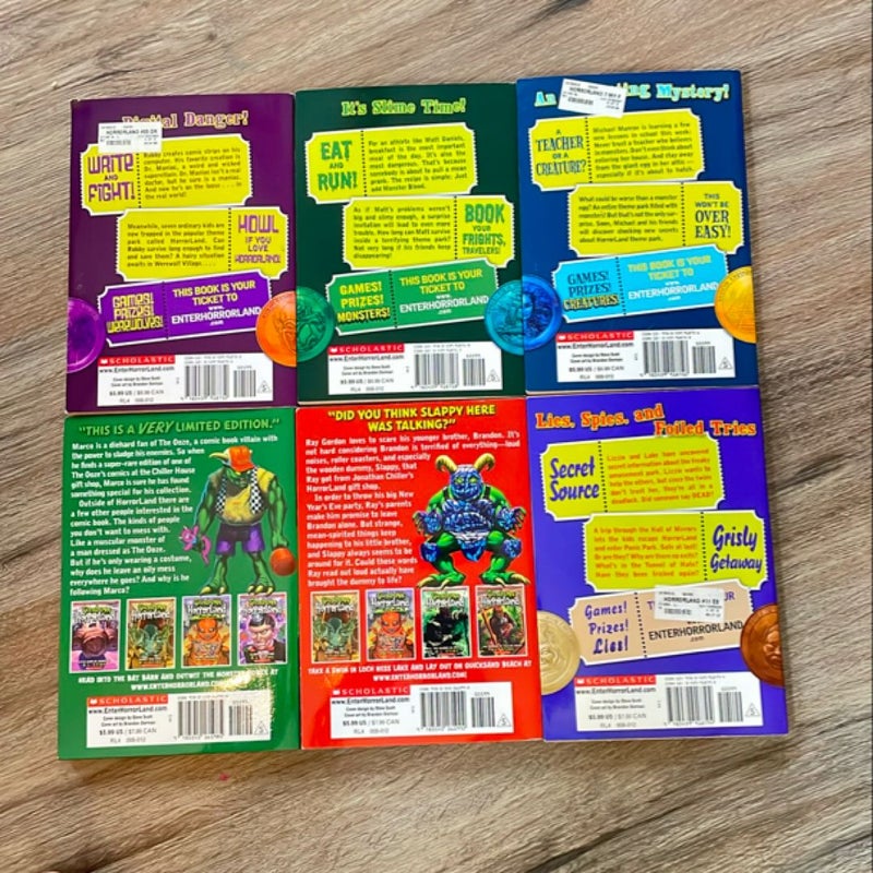 Goosebumps Horrorland Book Bundle 