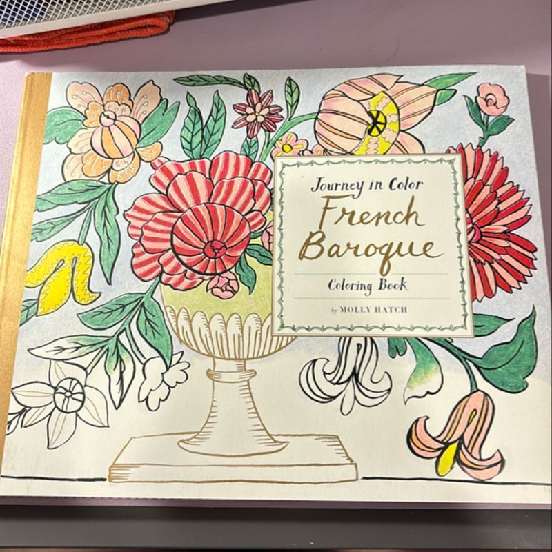 Journey in Color: French Baroque Coloring Book