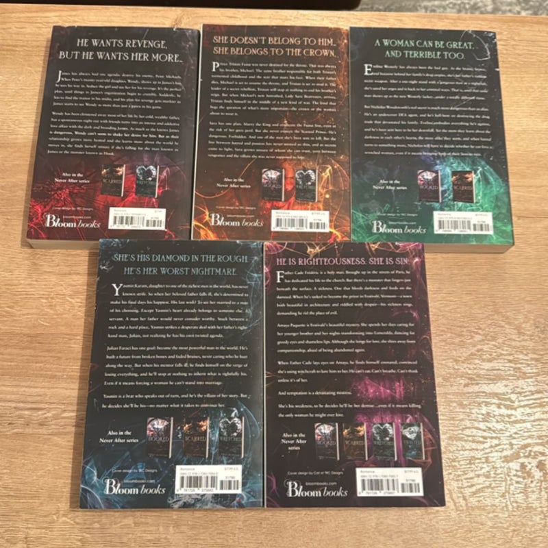 Never After Series (Books 1-5)