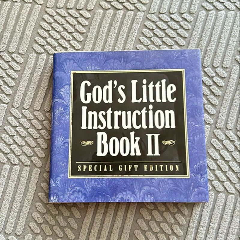 God's Little Instruction