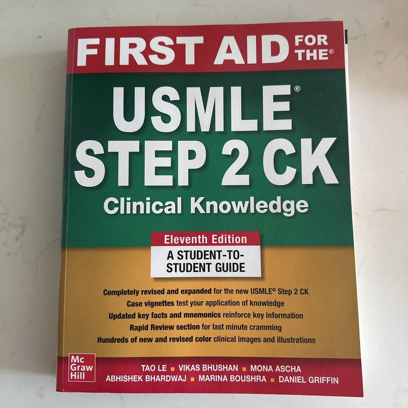 First Aid for the USMLE Step 2 CK, Eleventh Edition