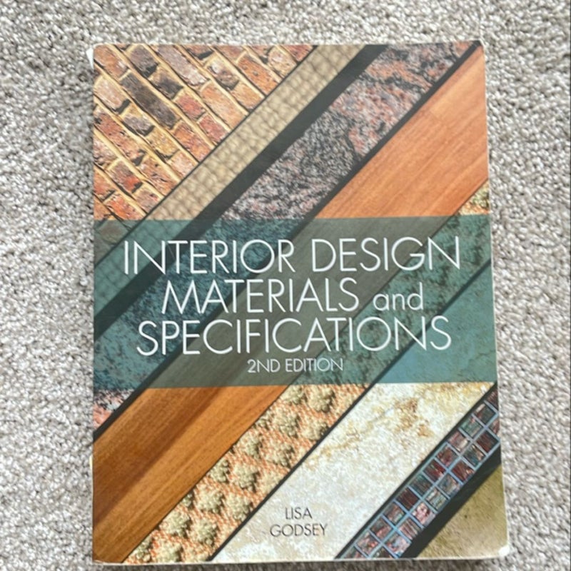 Interior design materials and specifications second edition