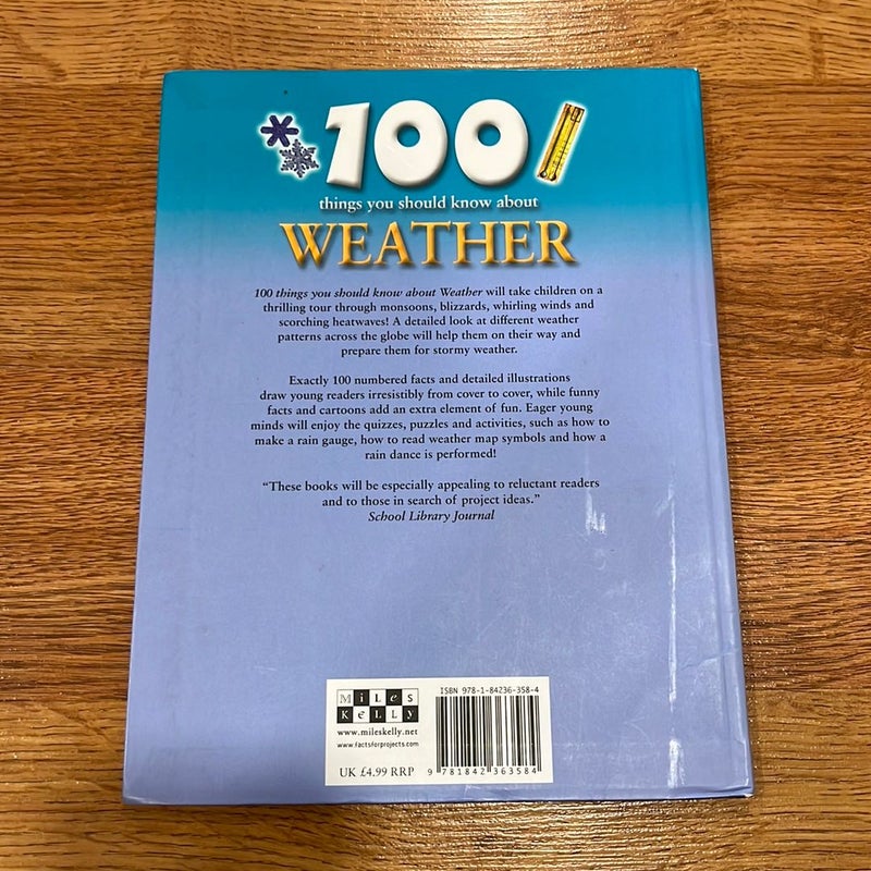 100 Things You Should Know About Weather