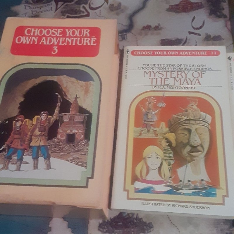 Choose Your Own Adventure box set 3 with 5 books