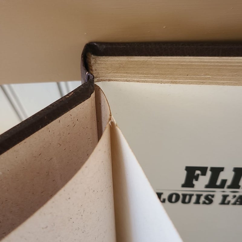 Louis L'amour Collection Book Western Leatherette Flint 