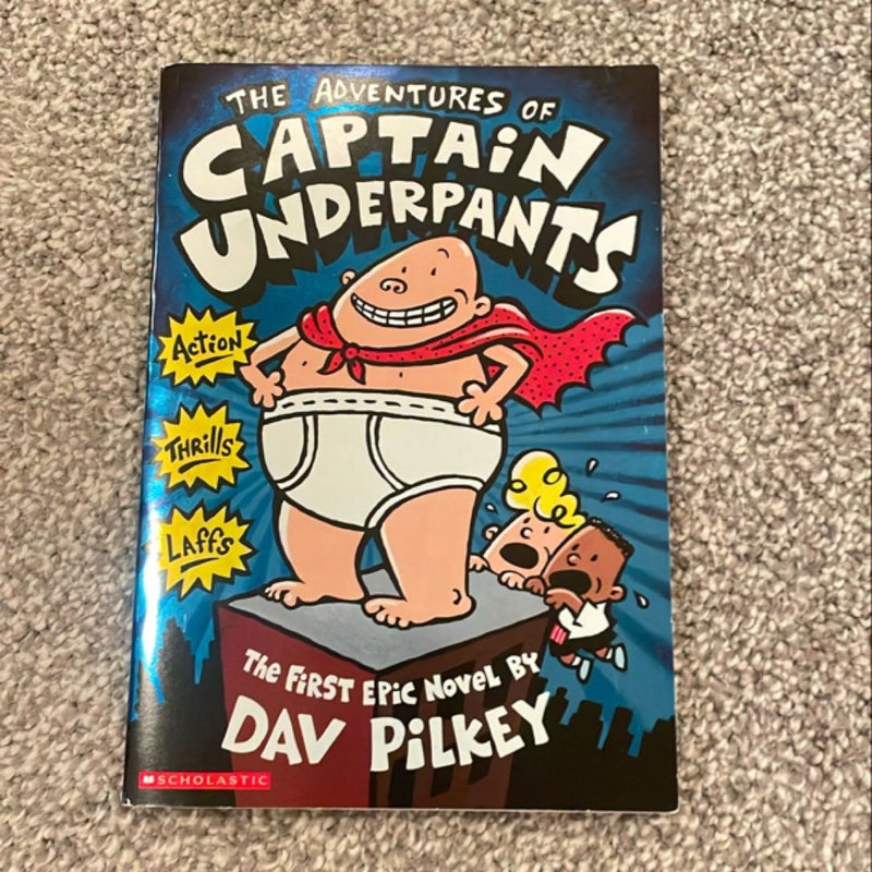 6 Captain Underpants Books 