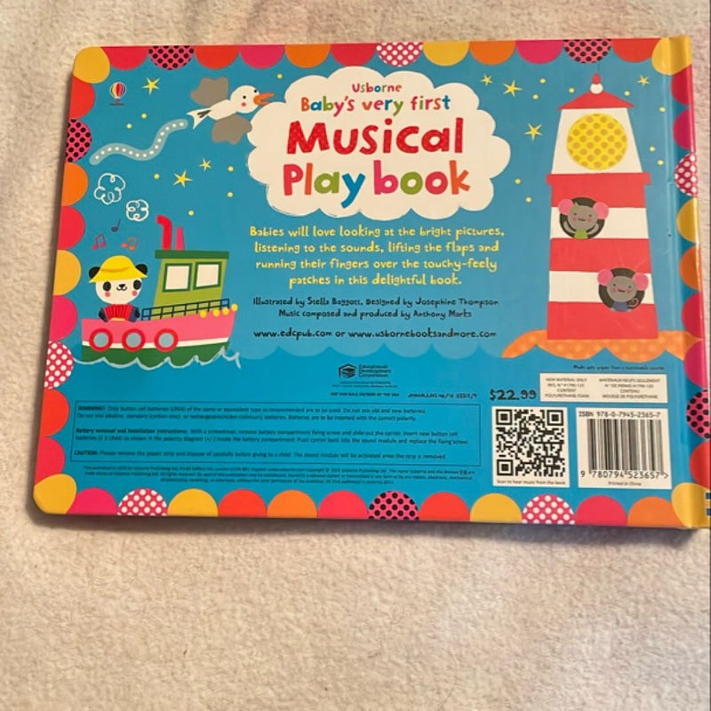 Baby’s Very First Musical Playbook