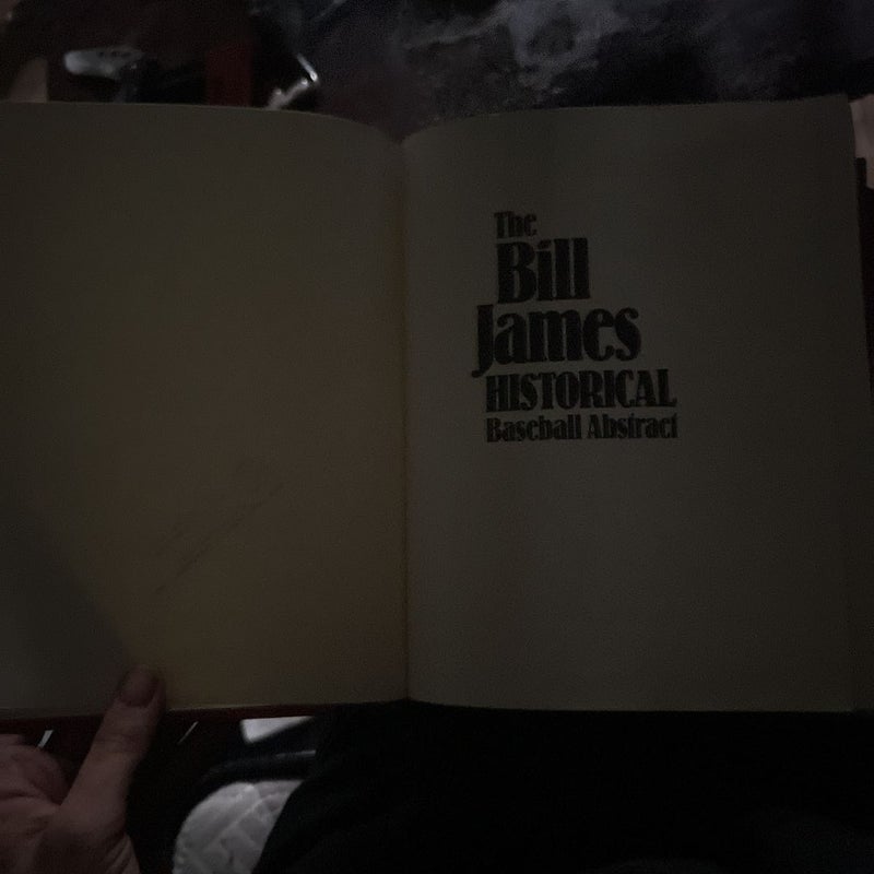 The Bill James Historical Baseball Abstract
