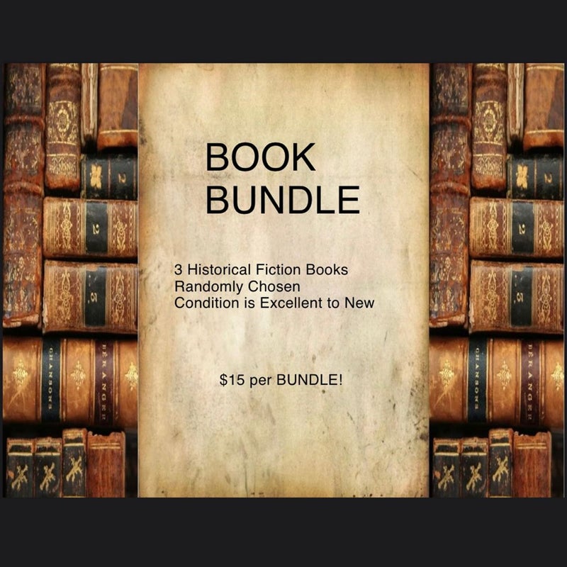 3 Historical Fiction Book Bundle