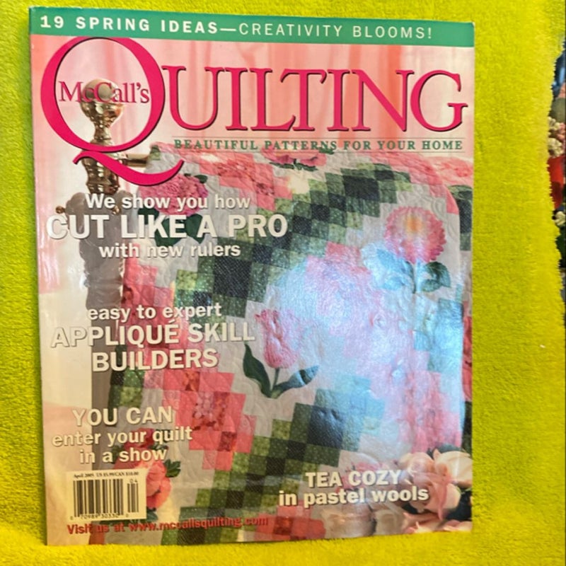 McAlls, American Patch Work, Love of Quilts and Quilters News Letter Bundle Quilt Magazines