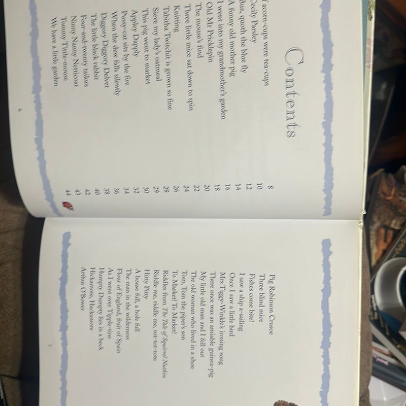 NEW! Beatrix Potter's Nursery Rhyme Book