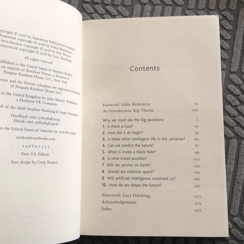 Brief Answers to the Big Questions