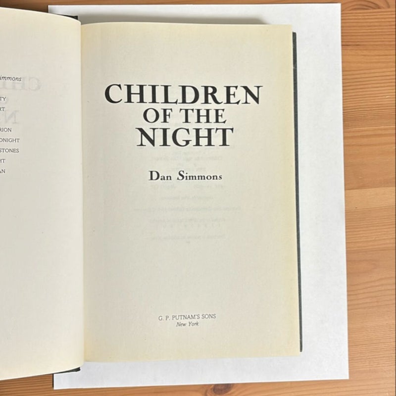 Children of the Night - Signed