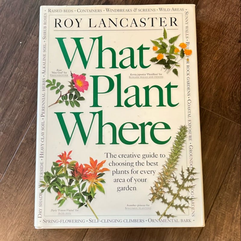 What Plant Where