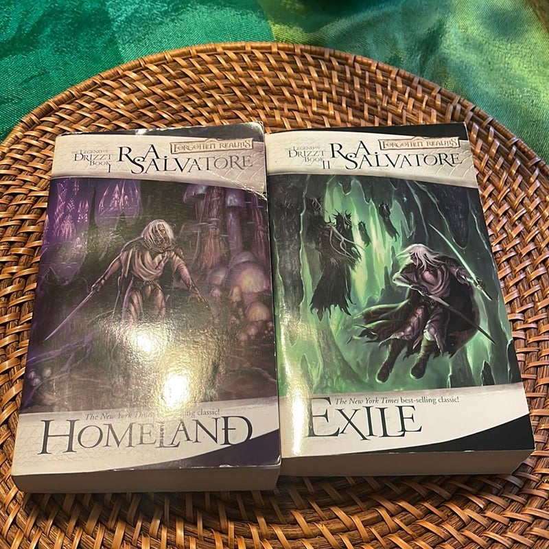 Homeland & Exile (Legend of Drizzt Book 1 & 2)