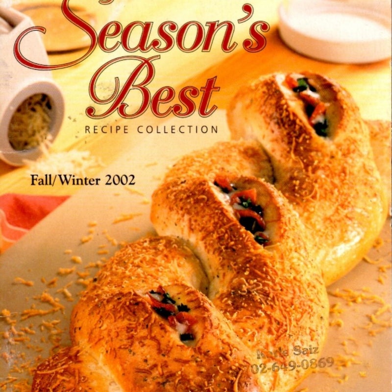 Pampered Chef Seasons Best Recipes (6) & Classic Cookbook & Turkey Excellent