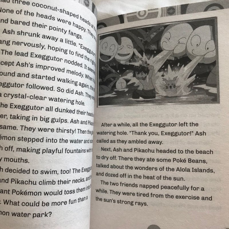 Pokémon Sun & Moon 3-Book Collection (Adventure on Treasure Island, Battle for the Z-Ring, & The Pokémon School Challenge)