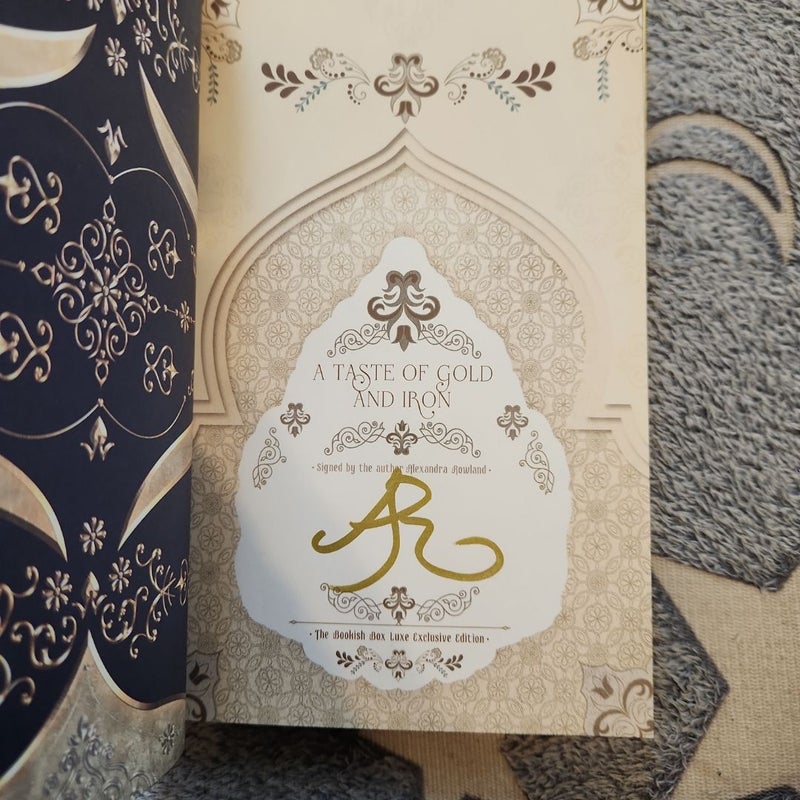 A Taste of Gold and Iron: Bookish Box Luxe Exclusive Edition