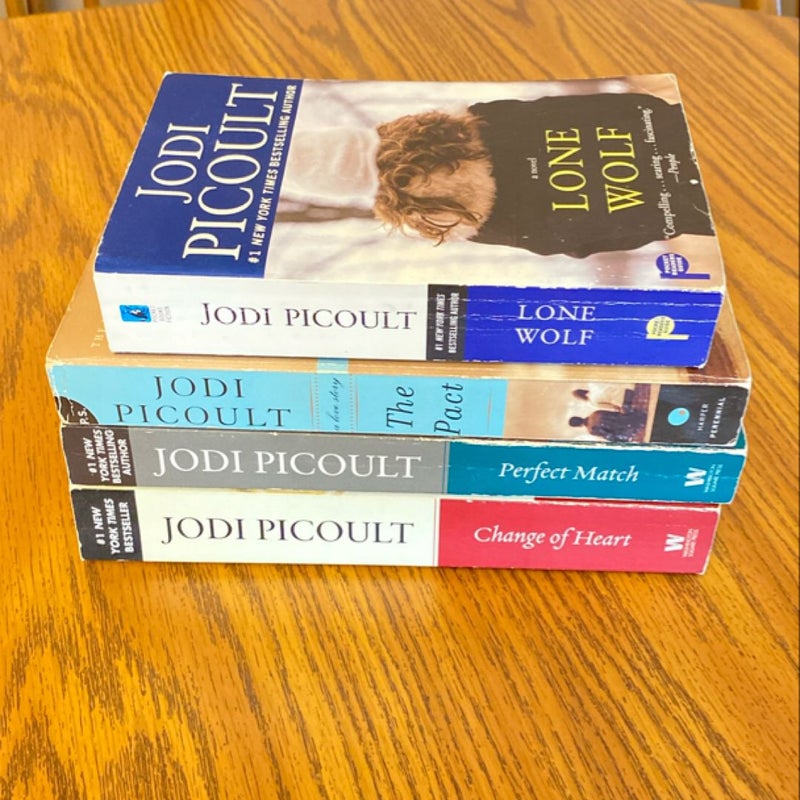 *BOOK BUNDLE*JODI PICOULT* Lone Wolf-The Pact-Perfect Match-Change of Heart
