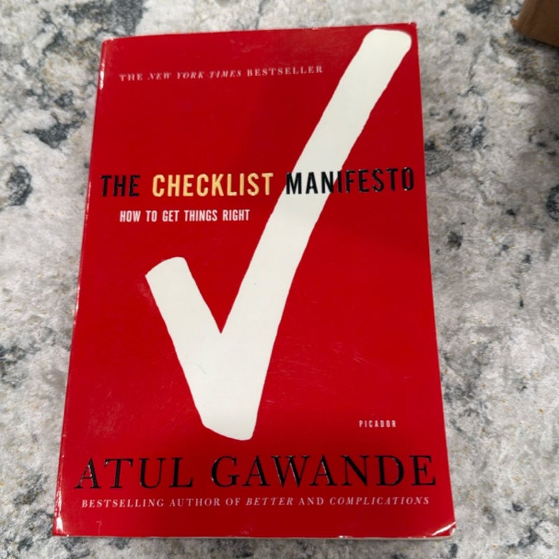 The Checklist Manifesto